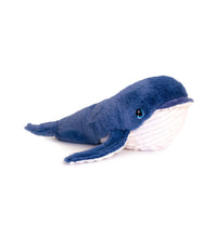 Load image into Gallery viewer, Whale 100% recycled soft toy.

