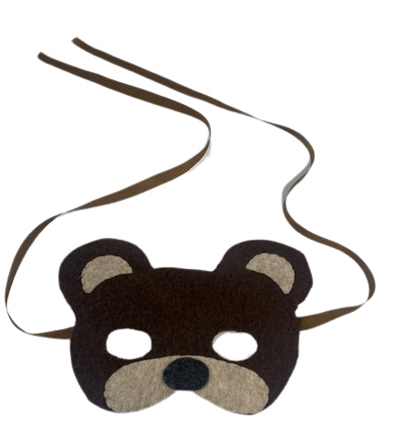 Felt Bear mask - handmade